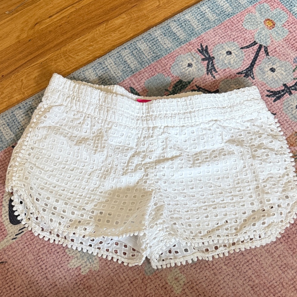 Lilly Pulitzer for Target White Eyelet Shorts